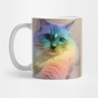 rainbow cat Mug